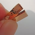 thumbnail image 2 of OULII 100 Pcs Metal Curtain Hanging Clip Light Golden Iron Clips for Home Use, 2 of 2