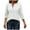 Fall Clothes White, variant on Womens Plus Size Henley Shirt, Long Sleeve Shirts for Women Casual Loose Fit Solid Color Button Up T-Shirts Fall Clothes
