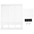 thumbnail image 4 of HAMPPLIES Closet Tension Shelf White 1Pcs 15.7X9.4X0.4In, 4 of 8