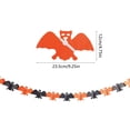 thumbnail image 3 of SLYNSHome Pumpkin Spider Bat Paper Garland Banner, 118 Inch Foldable Tissue Hanging Streamer For Ceiling Mantel Doorway Fall Halloween Home Party Wall Decor, 3 of 5