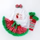 thumbnail image 5 of Conjuntos de ropa con estampado de manga larga y falda para niñas pequeñas, para Navidad y Año Nuevo, 5 of 5