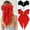 Black White Red, variant on CoCoMangos Hair Bows for Women Girls 3Pcs Pink Red Rose Red Silky Satin Large Bows Hair Clip Oversized Hair Ribbons Long Tail Big Bows Hair Accessories