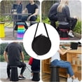 thumbnail image 3 of Guodhu Outdoor Folding Stool Backpack Lightweight Aluminum Portable Seat with Handle for Camping Picnic Travel Hiking Fishing Garden Beach Compact Collapsible Stool for Adults Kids(Black), 3 of 7