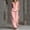 Pink women's boho vacation outfit a1, variant on Cagogo Women's 2 Piece Sleeveless V Neck T-Shirt Wide Leg Pants Set Casual Boho Vacation Outfit Loose Summer Travel Matching Lounge Suits Tracksuit Clothes, White XL