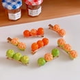 thumbnail image 4 of Yesbay 5Pcs Hair Clips Trendy Orange Fruits Girl Hair Barrette for Party, 4 of 9