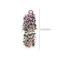 thumbnail image 3 of Artificial Hanging Basket Wall Decor Realistic Fake Plants for Indoor Home Kitchen Office Polyester Hanging Flower Arrangement with Adjustable Height 35 Inch Greenery Decor, 3 of 6