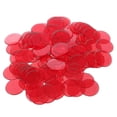 thumbnail image 1 of 100pcs Clear Red Bingo 1.9cm, 1 of 4