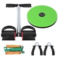 thumbnail image 2 of Riwcyla PCS Fitness Set with Spring Pedal Puller Waist Board Hand Grip Adjustable Jump Rope for Home Office Gym, 2 of 6