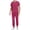 Hot Pink, variant on Men Scrubs Set Mens Stretch V-Neck Uniform Scrub Top & Jogger Pant with Pockets, Nurse Workwear, Anti-Wrinkle Scrubs for Men Medical Scrub Set Black M