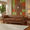 Brown, variant on Howcool 89" Chesterfield Sofa, Mid-Century Modern 3-Seater Upholstered Velvet Couch with Low Back, Rolled Arms & Nailhead Trim, for Living Room or Office, Blue