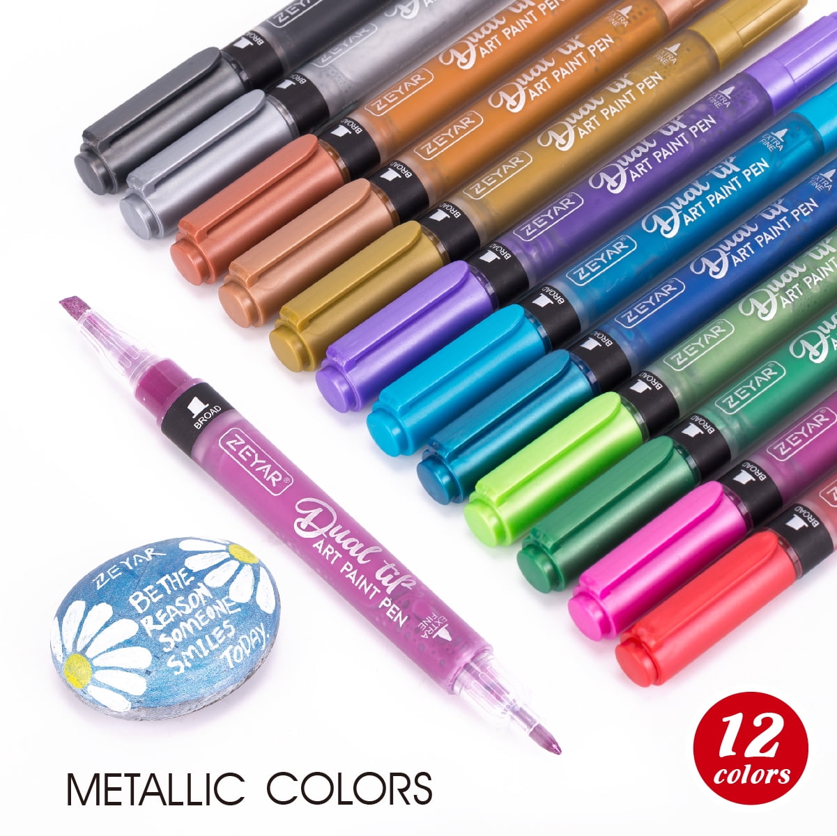 Double tipped Acrylic Paint Pens Premium Acrylic Paint Pens - Temu