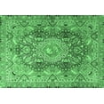 thumbnail image 1 of Ahgly Company Indoor Rectangle Persian Emerald Green Traditional Area Rugs, 6' x 9', 1 of 4