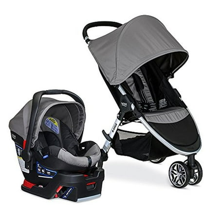 Britax 2017 B Agile & B Safe 35 Travel System, Steel