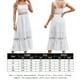 thumbnail image 2 of Vestido De Tirantes Sin Espalda Para Mujer Vestido largo de fiesta Casual Sexy Trendy Sexy Túnica Vestido Traje diario (Blanco M) Cgtredaw para Mujer Blanco T L, 2 of 7