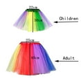 thumbnail image 3 of Lilgiuy Women's Rainbow Tutu Tulle Tutu Skirts Ballet Dance Tutus Christmas Carnival Birthday Party Costume Skirt for Women and Girls(Free Size), 3 of 3