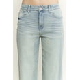 thumbnail image 2 of Lilac Sunset Women’s High-Rise Wide Leg Jeans, Relaxed Fit, Antique Light Blue, Juniors Sizes 1–15, 2 of 8