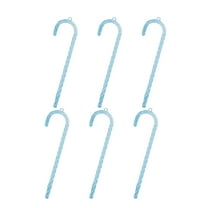 Candy Cane Ornaments for Christmas Tree, Hanging Decor with Transparent Acrylic Design, Festive Indoor Outdoor Xmas Party Supplies, Holiday Home Door Wall Decorations for Crafts and Winter