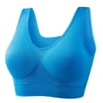 thumbnail image 4 of AJZIOJIRO Women's Comfort Workout Sports Bra S-6XL Low-Impact Activity Sleep Bras, 4 of 8