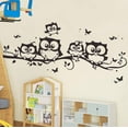 thumbnail image 3 of Family Owls On The Tree Branches Wall Decal, 3 of 4