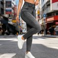 thumbnail image 4 of PYGNJK Women's Denim Jeans High Waist Skinny Stretch Slim Fit Casua Long Jean Pants with Pockets, 4 of 6