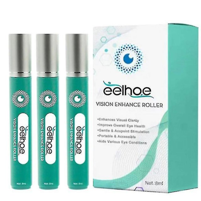 3pcs Vision Enhancer Eye Roller Massage Relieves Eye Strain And Improves Vision Kr