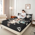 thumbnail image 4 of Castle Fairy Animal Print Aztec Full Size Sheets,Western Bull Skull Bed Sheets, 4 of 7