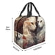 thumbnail image 3 of Disketp Flower Cat Couple for Insulated Lunch Bag for Women and Men, Perfect for Work, Hiking, Picnic, 3 of 8