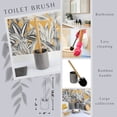 thumbnail image 4 of Modern Matte Gray Toilet Brush Set with Natural Bamboo Handle - Polyresin Bathroom Cleaning Accessory, 4 of 8