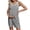 Gray, variant on Maternity Women Solid Color Sleeveless Overalls Casual Loose Jumpsuit Shorts