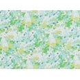 thumbnail image 2 of Zelouf Forget Me Not Floral On New Shantung  , Sewing, DIY, Crafts Fabric by the Yard, 457 Yel/lim/grn, 3 Yard, 2 of 2