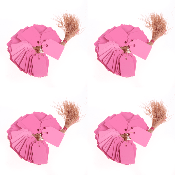 Etiquetas para Plántulas DIY Kuymtek 400 Uds. Creativas para Plantas Y Flores Rosa