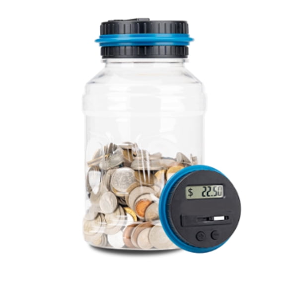 BESTSKY Large Piggy Bank for Adults with Digital Counter, Automatic Coin Counting Money Saver for Budgeting and Financial Tracking, Fun Gift for Kids