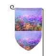 thumbnail image 5 of Sigee Colorful Purple Cosmos Flower Printed Flag12.5 * 18in Outdoor Yard Flags For Garden Decor, 5 of 9