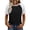 a2:White, variant on Lutiedan Summer Tops for Women Color Block Short Sleeve Crewneck T Shirt Spring Fashion Clothes Tunic Casual Vacation Outfits for Daily