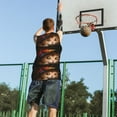 thumbnail image 5 of Sikiie Animal Cat Basketball Jersey Reversible Men's Mesh Athletic Sports Shirts Training Practice S-4XL, 5 of 6