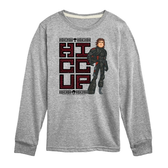 How to Train Your Dragon - Hiccup Stacked - Toddler & Youth Long Sleeve Graphic T-Shirt