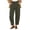 Army Green, variant on Corduroy Pants for Women Petite Trendy High Waisted Button Barrel Pants Loose Comfortable Khaki Pants with Pockets Fashion Outfits Army Green M