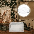 thumbnail image 6 of Tissue Box Clear Acrylic Luncheon Napkin Holder for Dining Table and Kitchen,Acrylic(3.94"X3.94"X1.77"), 6 of 9