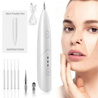 FDA Mole Remover Pen, Skin Tag Removal Tool Kit Pro with USB Rechargeable 9  Levels, Portable Professional Electric Beauty Pen for Body Facial Freckle  Nevus Warts Age Dark Spot Tattoo (White) Reviews