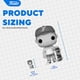thumbnail image 4 of Pack de 4 Funko Bitty POP SW Han coleccionables con Mystery Mini, 4 of 8