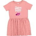 thumbnail image 3 of Inktastic Future Pilot Girls Airplane Career Girls Toddler Dress, 3 of 5