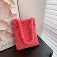 thumbnail image 1 of Bolso de mano de color caramelo suave para mujer otoño invierno bolso de mano (rojo sandía) Likrtyny Para estrenar, 1 of 9
