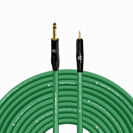Coluber Cable 1/4" TS Male to 3.5 TS Male - Pro 3-Pin Microphone Connector
