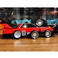 thumbnail image 2 of 4 Pcs/ensemble 1/64 Modèle de Voiture de Route Roues & Pneus Pièces de Rechange avant Arrière pour Hotwheels E1, 2 of 9