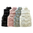 thumbnail image 4 of Txlixc Chaleco de mujer chaqueta de otoño chaqueta de cremallera de color sólido con bolsillo Txlixc  moda, 4 of 4