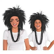Crazy Wig School Spirit Sports Fan Fancy Dress Halloween Adult Costume Accessory