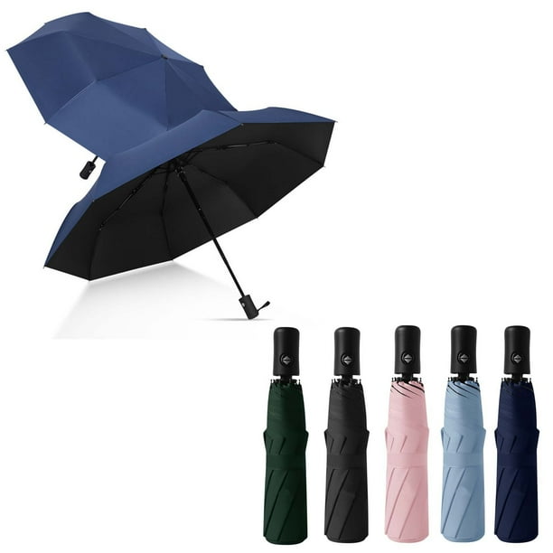 Fiudx Paraguas Automático, Protección Uv Upf 50+, Diseño Ligero y Compacto, Mango de Aluminio Resistente Al Viento, Ideal para Viajes, Portátil para Actividades Al Aire Libre, Regalo para Todas Las E
