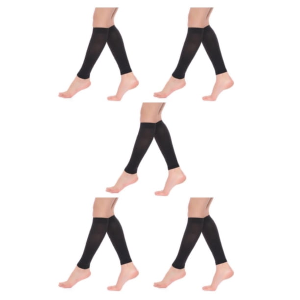 Qarigey Medias médicas de compresión para pantorrillas para mujer Manténgase activo y energizado Medias cómodas y duraderas negro XL Type2 NO2