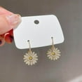 thumbnail image 3 of Fiaya Women Simple Fashion Studs, Flower Diamond Earrings for Women, Jewelry Gifts for Daughter Sister (C), 3 of 8