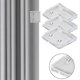 thumbnail image 3 of 4Pcs Shower Curtain Clips Transparent ABS Material Easy Installation No Drilling, 3 of 4
